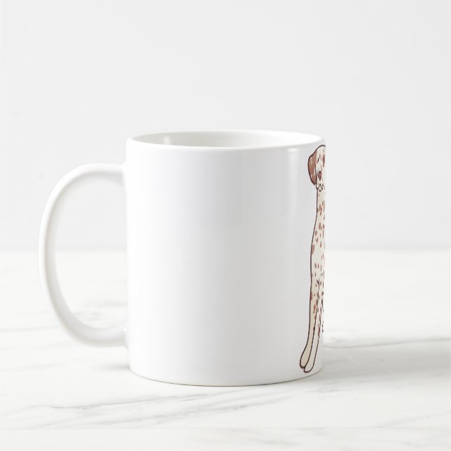 Dalmatian dog Magic Coffee Mug (Left)
