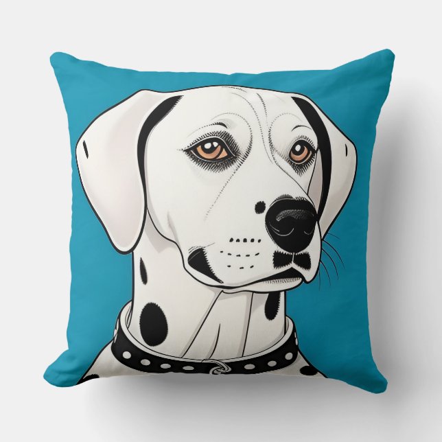 Dalmatian Dog Modern Home Decor Accent Cushion (Front)