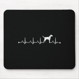 Dalmatian Dog Mom Owner Eternity Heart Valentines Mouse Mat