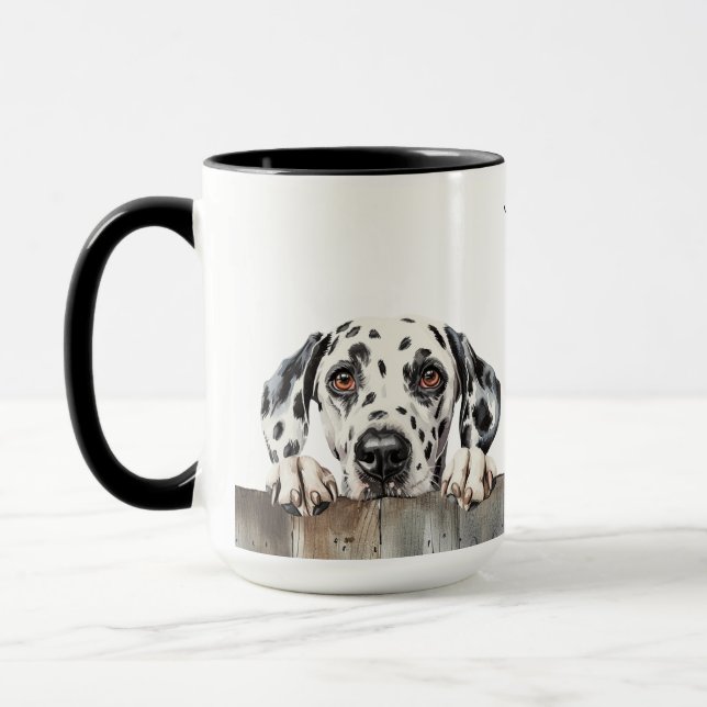 Dalmatian Dog Mug (Left)