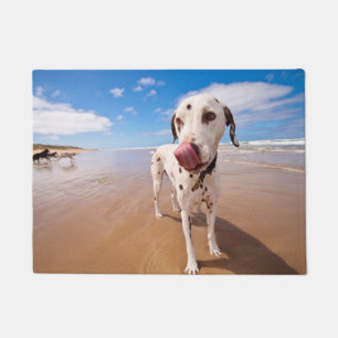 Dalmatian Dog On Beach Doormat