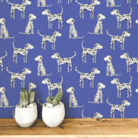 Dalmatian Dog Pattern Blue