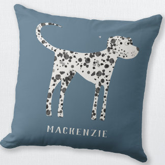 Dalmatian Dog Personalized Cushion