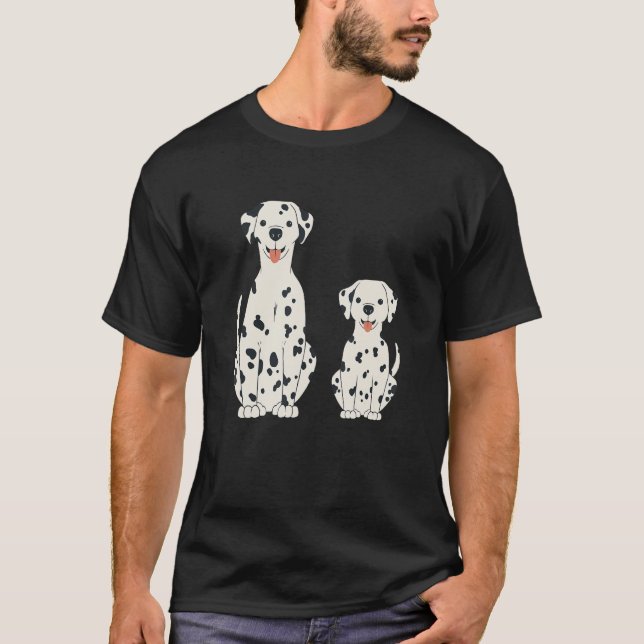 Dalmatian Dog Pet 10 T-Shirt (Front)