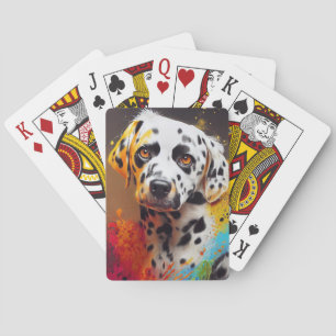 Dalmatian Dog Pet Cute Adorable Animal Companion Playing Cards