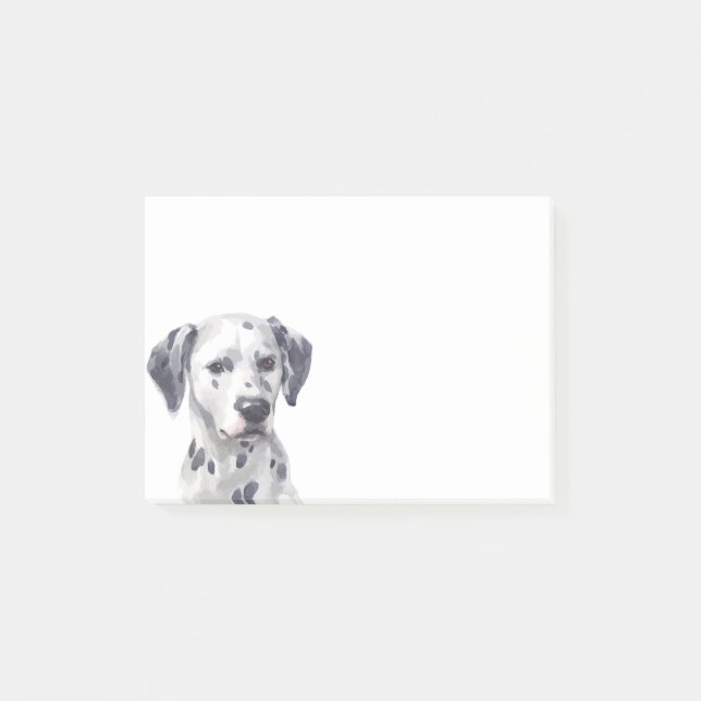 Dalmatian Dog Pet Watercolor Post-it Notes (Front)