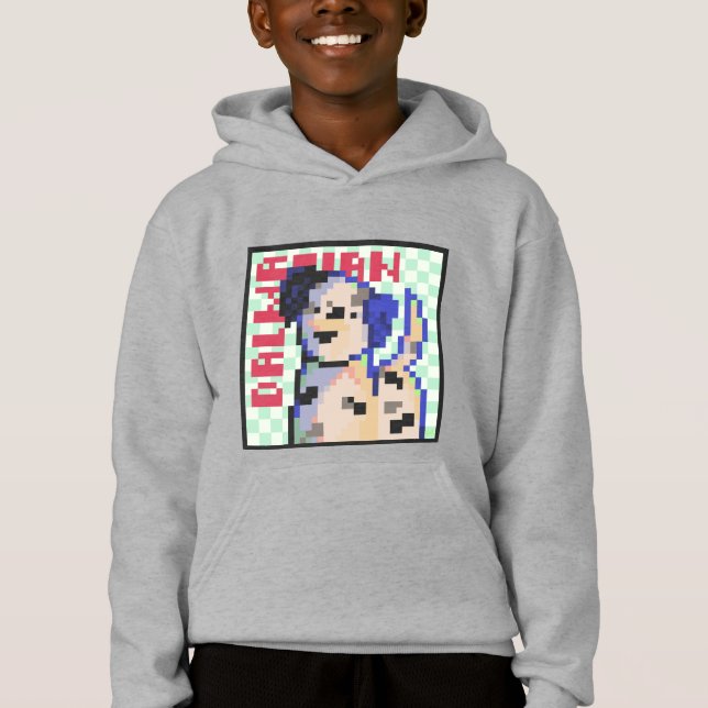 Dalmatian Dog, Pixel Art, Pixelart  (Front)