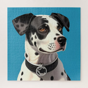 Dalmatian Dog Portrait Jigsaw Puzzle