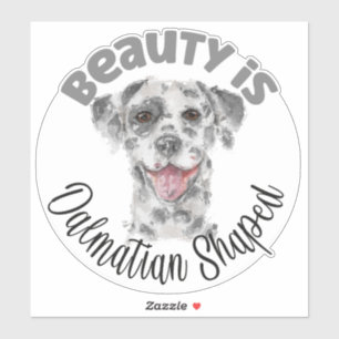 Dalmatian dog portrait watercolor