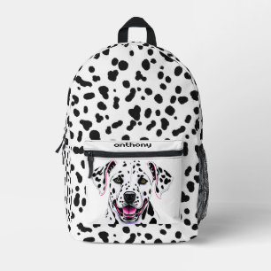 Dalmatian Dog Printed Backpack