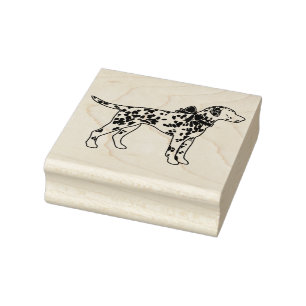 Dalmatian Dog Puppy Rubber Stamp