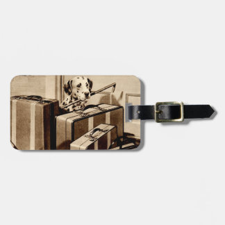 Dalmatian Dog Puppy Suitcase Revelation Luggage Tag