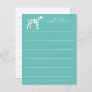 Dalmatian Dog Puppy Thank You Card