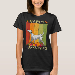 Dalmatian Dog Retro Graphic Family Matching Thanks T-Shirt