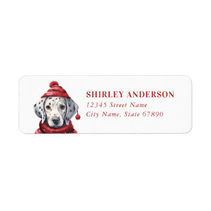 Dalmatian Dog Return Address Labels