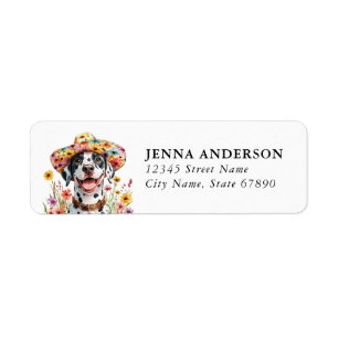 Dalmatian Dog Return Address Labels