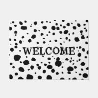 Dalmatian Dog Spots | Custom Welcome Mat