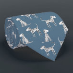 Dalmatian Dog Teal Green Tie<br><div class="desc">Cute spotted Dalmatian dog pattern on a teal green background.  Original art by Nic Squirrell.  Perfect for animal lovers and veterinarians.</div>