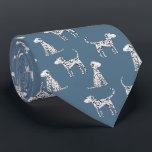 Dalmatian Dog Teal Green Tie<br><div class="desc">Cute spotted Dalmatian dog pattern on a teal green background. Original art by Nic Squirrell. Perfect for animal lovers and veterinarians.</div>