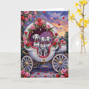 Dalmatian Dog Valentine's Day  Card