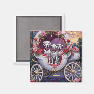 Dalmatian Dog Valentine's Day  Magnet