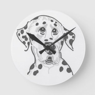 Dalmatian Dog Wall Clock