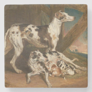 Dalmatian Dogs (by James Ward) Stone Coaster