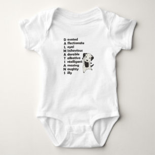 Dalmatian Dogs Characteristics Cute Dog Baby Bodysuit