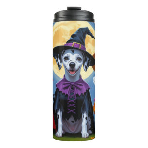 Dalmatian Dogs Pumpkin Halloween Funny Thermal Tumbler