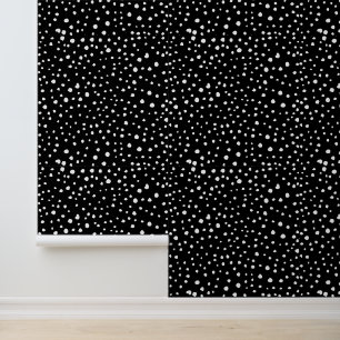 Dalmatian Dots, Dalmatian Spots, Black and White Wallpaper