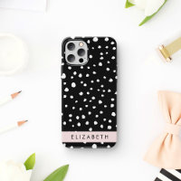 Dalmatian Dots, Spots, Black and White, Your Name