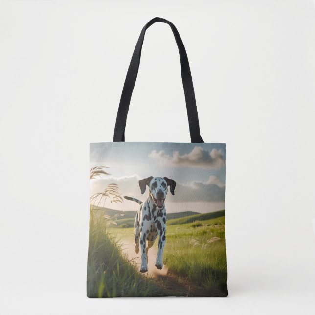 Dalmatian Elegant Tote Bag (Front)