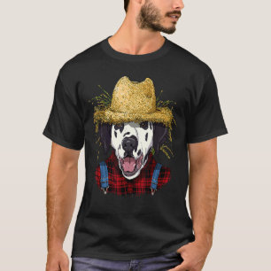 Dalmatian Farmer Farming Agriculture Puppy Pet Dog T-Shirt
