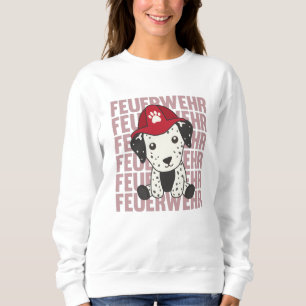 Dalmatian Fire Brigade Dog Cute Dogs Sweatshirt