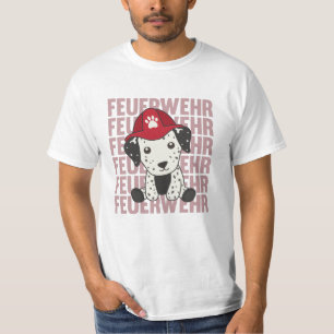 Dalmatian Fire Brigade Dog Cute Dogs T-Shirt