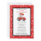 Dalmatian Fire Truck Boy Baby Shower Invitation