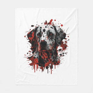 Dalmatian Fleece Blanket
