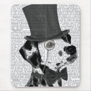 Dalmatian, Formal Hound and Hat Mouse Mat