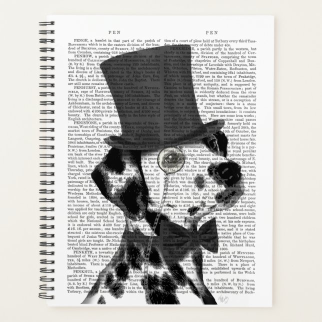 Dalmatian, Formal Hound and Hat Planner (Front)