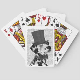 Dalmatian, Formal Hound and Hat Playing Cards