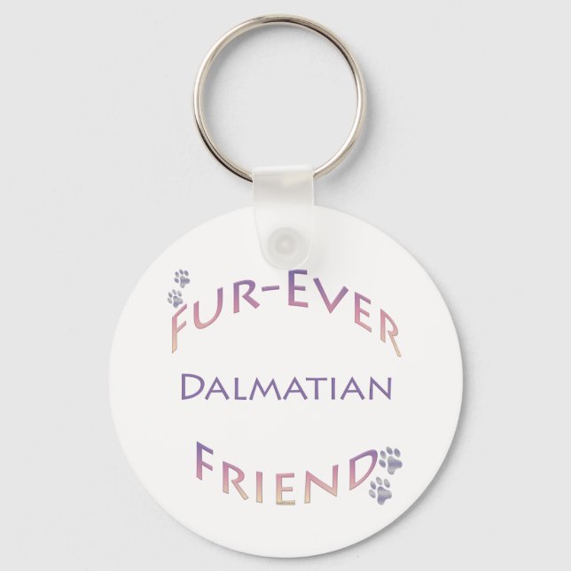 Dalmatian Furever Key Ring (Front)