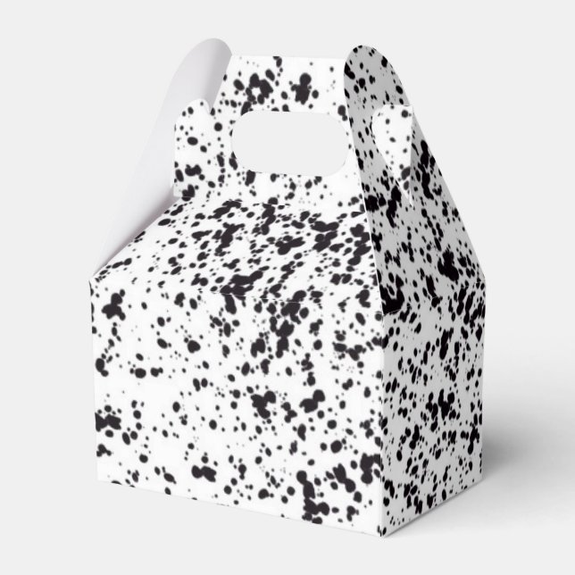 Dalmatian Gable Favour Box (Back Side)