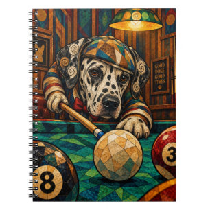Dalmatian, Geometric Mosaic Notebook
