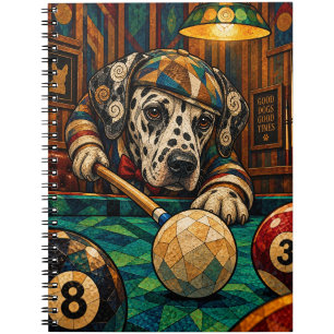 Dalmatian, Geometric Mosaic Notebook