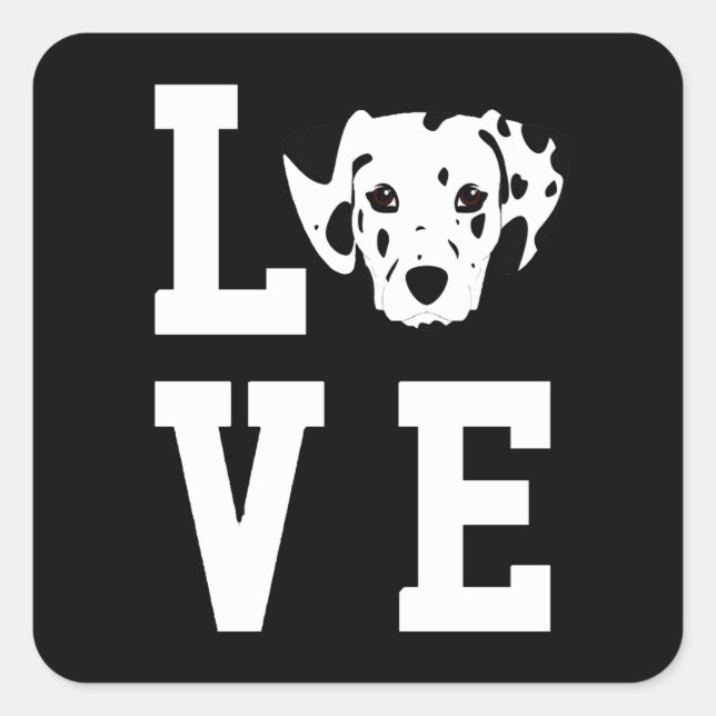 Dalmatian Gift | Dalmatian Lover Gift Square Sticker (Front)