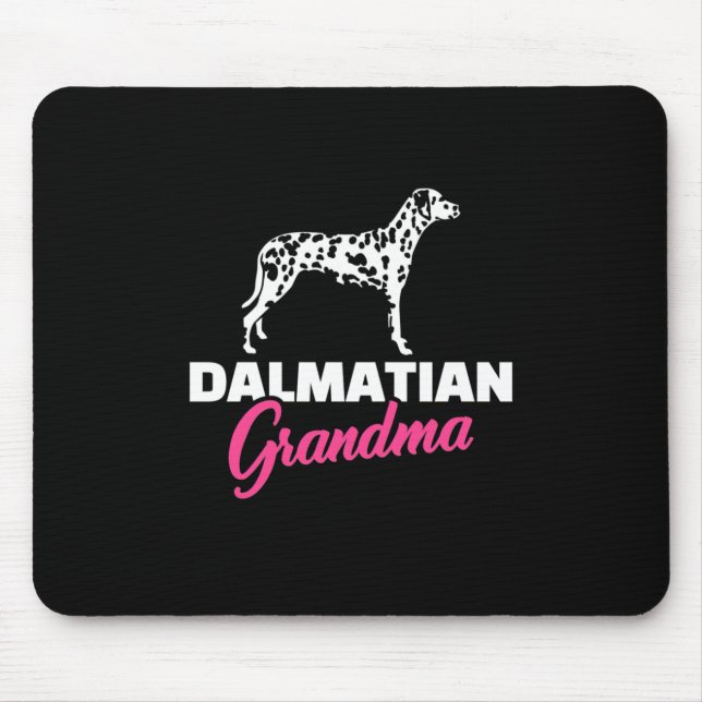 Dalmatian Grandma Mouse Mat (Front)