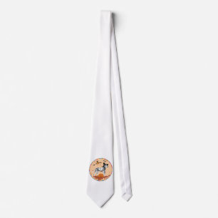 Dalmatian Halloween Tie