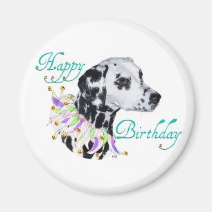 Dalmatian Happy Birthday Magnet