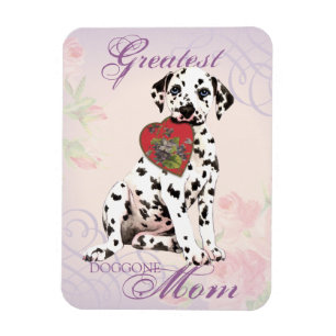 Dalmatian Heart Mum Magnet