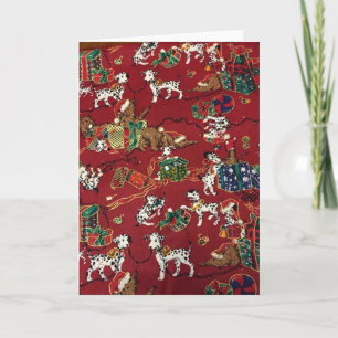 Dalmatian Holiday Print